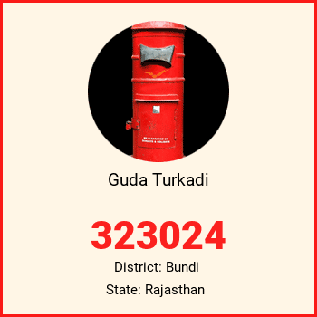 Guda Turkadi pin code, district Bundi in Rajasthan