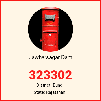 Jawharsagar Dam pin code, district Bundi in Rajasthan