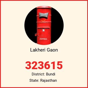 Lakheri Gaon pin code, district Bundi in Rajasthan