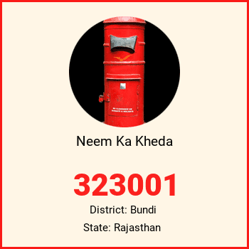 Neem Ka Kheda pin code, district Bundi in Rajasthan