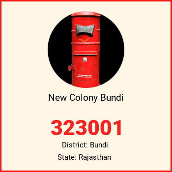 New Colony Bundi pin code, district Bundi in Rajasthan
