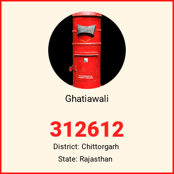 Ghatiawali pin code, district Chittorgarh in Rajasthan