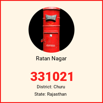 Ratan Nagar pin code, district Churu in Rajasthan