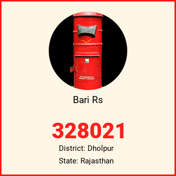Bari Rs pin code, district Dholpur in Rajasthan