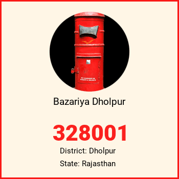 Bazariya Dholpur pin code, district Dholpur in Rajasthan