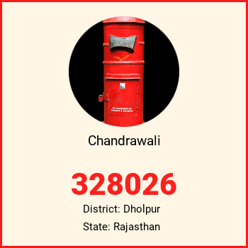 Chandrawali pin code, district Dholpur in Rajasthan