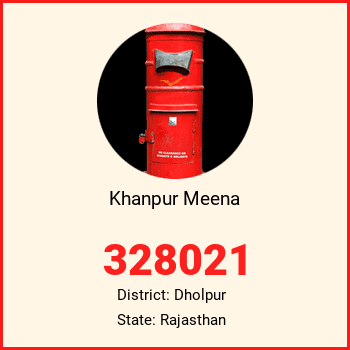 Khanpur Meena pin code, district Dholpur in Rajasthan