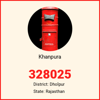 Khanpura pin code, district Dholpur in Rajasthan
