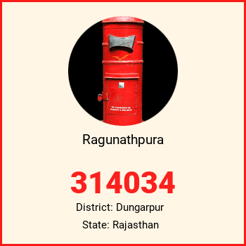 Ragunathpura pin code, district Dungarpur in Rajasthan
