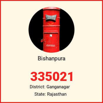 Bishanpura pin code, district Ganganagar in Rajasthan
