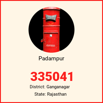 Padampur pin code, district Ganganagar in Rajasthan