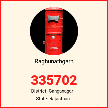 Raghunathgarh pin code, district Ganganagar in Rajasthan