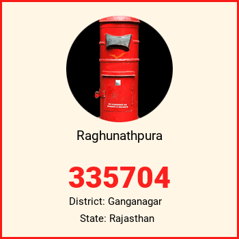 Raghunathpura pin code, district Ganganagar in Rajasthan