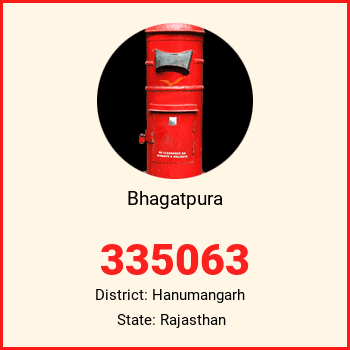 Bhagatpura pin code, district Hanumangarh in Rajasthan