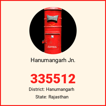 Hanumangarh Jn. pin code, district Hanumangarh in Rajasthan
