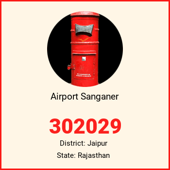 Airport Sanganer pin code, district Jaipur in Rajasthan