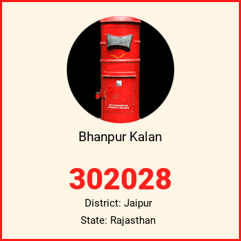 Bhanpur Kalan pin code, district Jaipur in Rajasthan