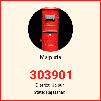 Malpuria pin code, district Jaipur in Rajasthan