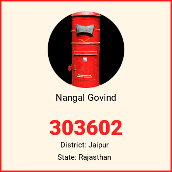 Nangal Govind pin code, district Jaipur in Rajasthan