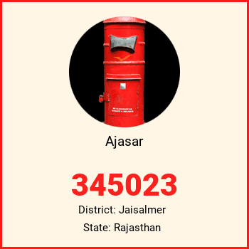 Ajasar pin code, district Jaisalmer in Rajasthan