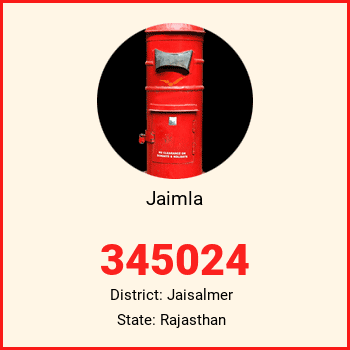 Jaimla pin code, district Jaisalmer in Rajasthan