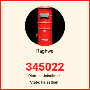 Raghwa pin code, district Jaisalmer in Rajasthan