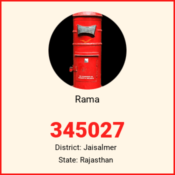 Rama pin code, district Jaisalmer in Rajasthan