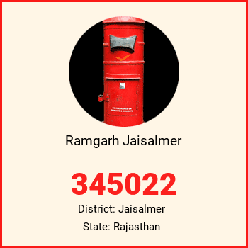 Ramgarh Jaisalmer pin code, district Jaisalmer in Rajasthan