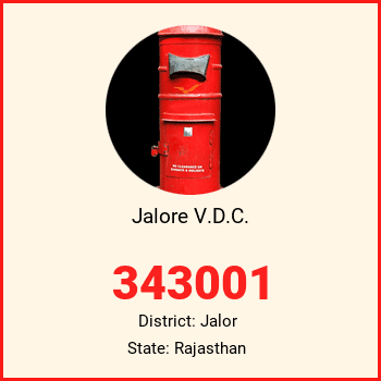 Jalore V.D.C. pin code, district Jalor in Rajasthan
