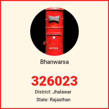 Bhanwarsa pin code, district Jhalawar in Rajasthan