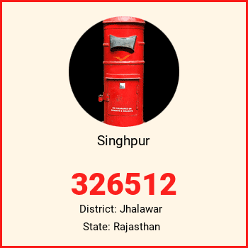 Singhpur pin code, district Jhalawar in Rajasthan