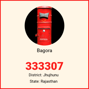 Bagora pin code, district Jhujhunu in Rajasthan