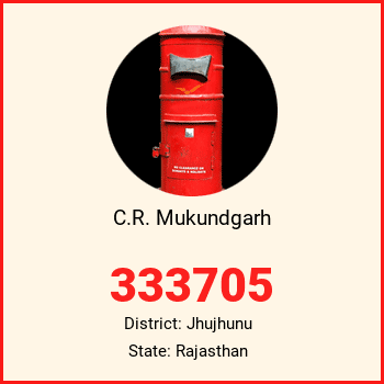 C.R. Mukundgarh pin code, district Jhujhunu in Rajasthan