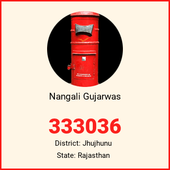 Nangali Gujarwas pin code, district Jhujhunu in Rajasthan