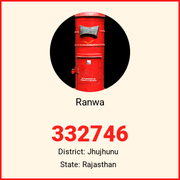 Ranwa pin code, district Jhujhunu in Rajasthan