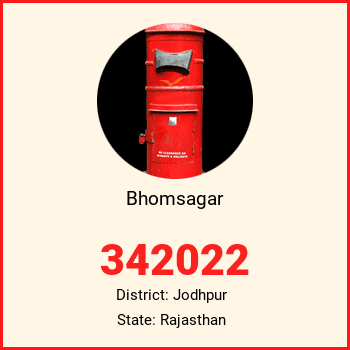 Bhomsagar pin code, district Jodhpur in Rajasthan