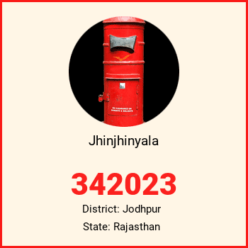 Jhinjhinyala pin code, district Jodhpur in Rajasthan