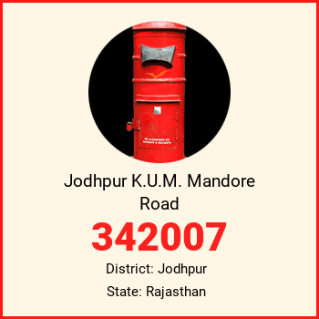 Jodhpur K.U.M. Mandore Road pin code, district Jodhpur in Rajasthan