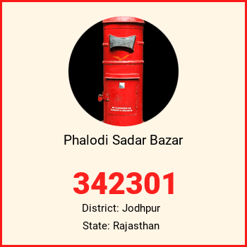 Phalodi Sadar Bazar pin code, district Jodhpur in Rajasthan
