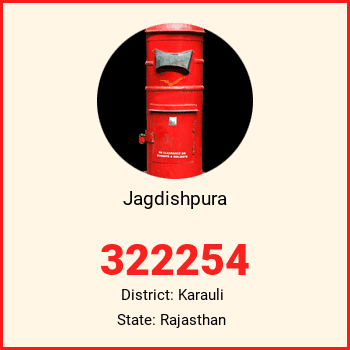 Jagdishpura pin code, district Karauli in Rajasthan