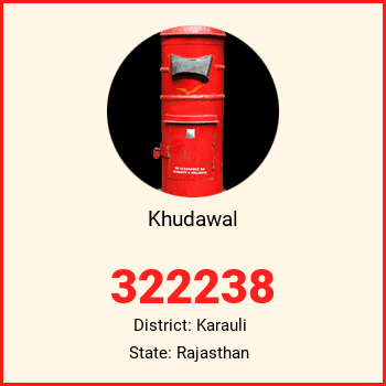 Khudawal pin code, district Karauli in Rajasthan