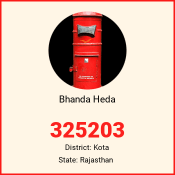 Bhanda Heda pin code, district Kota in Rajasthan