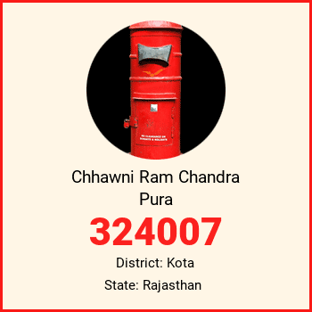 Chhawni Ram Chandra Pura pin code, district Kota in Rajasthan