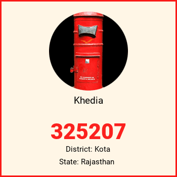 Khedia pin code, district Kota in Rajasthan