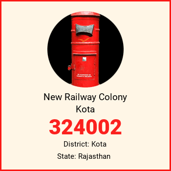 New Railway Colony Kota pin code, district Kota in Rajasthan