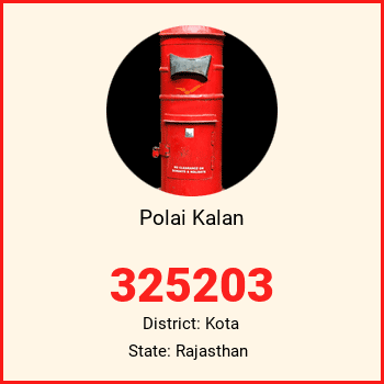 Polai Kalan pin code, district Kota in Rajasthan