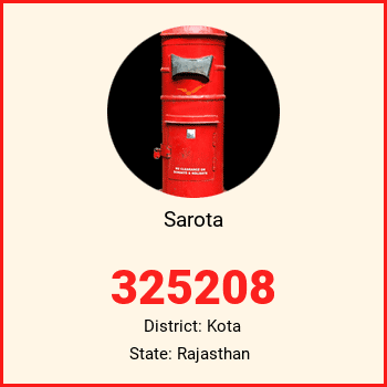 Sarota pin code, district Kota in Rajasthan