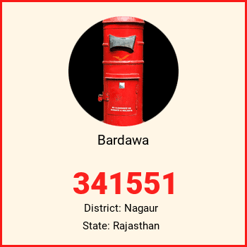 Bardawa pin code, district Nagaur in Rajasthan