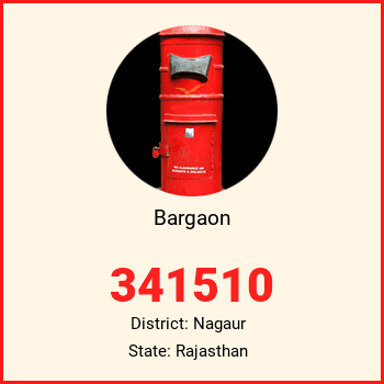 Bargaon pin code, district Nagaur in Rajasthan