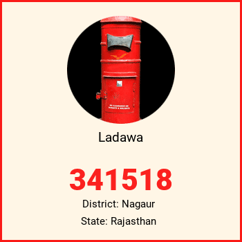 Ladawa pin code, district Nagaur in Rajasthan
